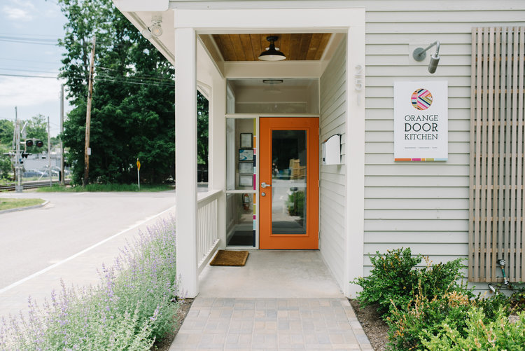 Orange Door Kitchen